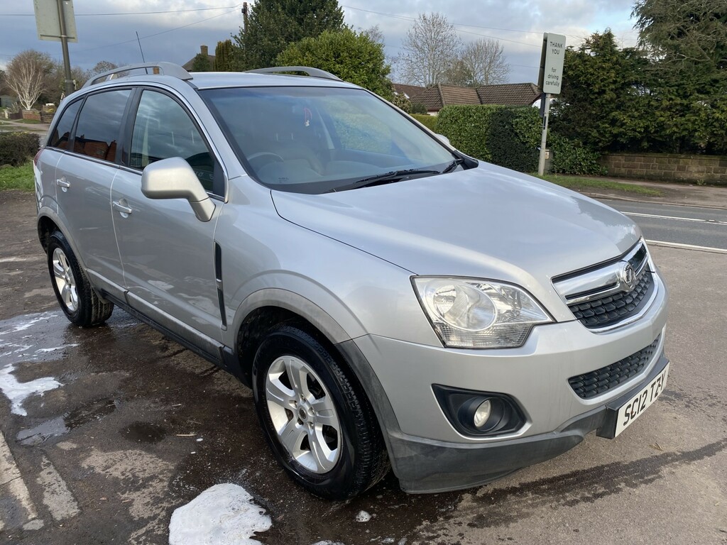 Vauxhall Antara 2.2 Cdti Exclusiv 2Wd Suv Half Leather Privacy SC12TZY Silver #2