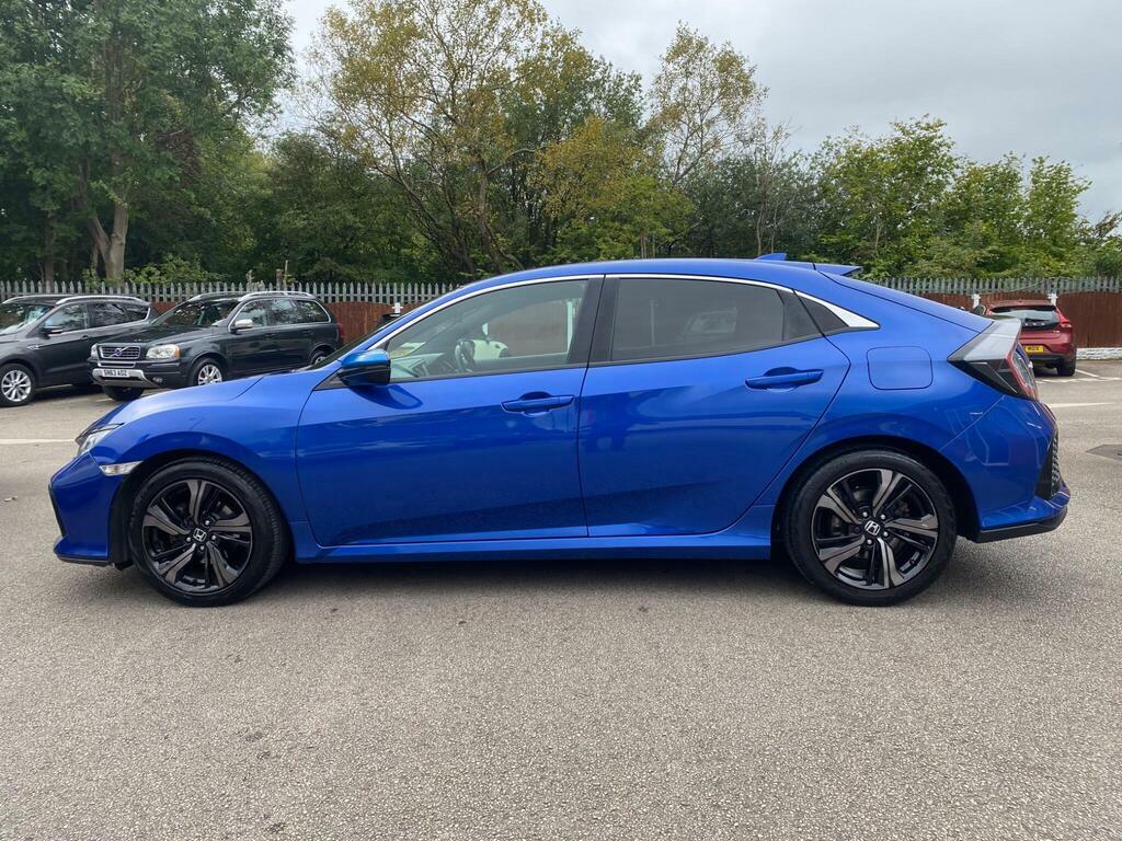 Honda Civic 1.0 Vtec Turbo Sr Cvt Euro 6 S S DE67UVW Blue #5