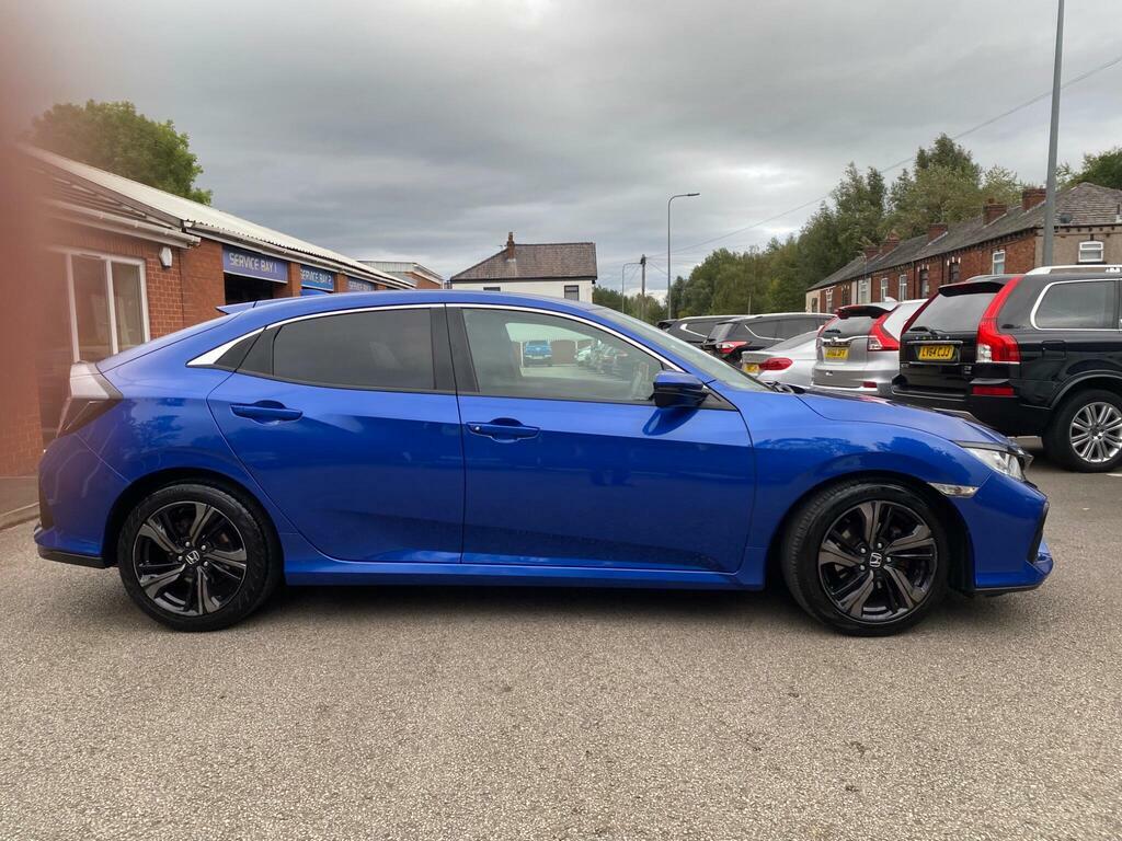 Honda Civic 1.0 Vtec Turbo Sr Cvt Euro 6 S S DE67UVW Blue #2