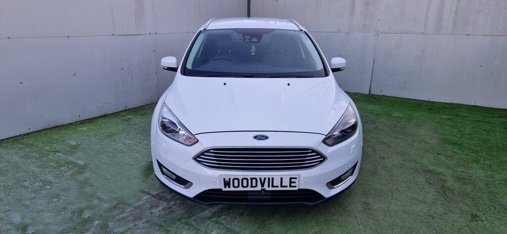 Ford Focus Titanium X EJ66XUG White #2