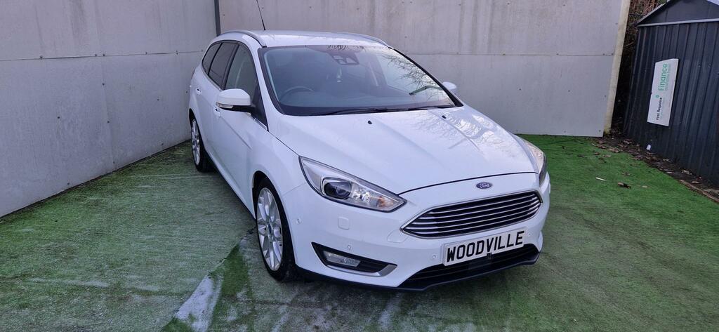 Ford Focus Titanium X EJ66XUG White #3