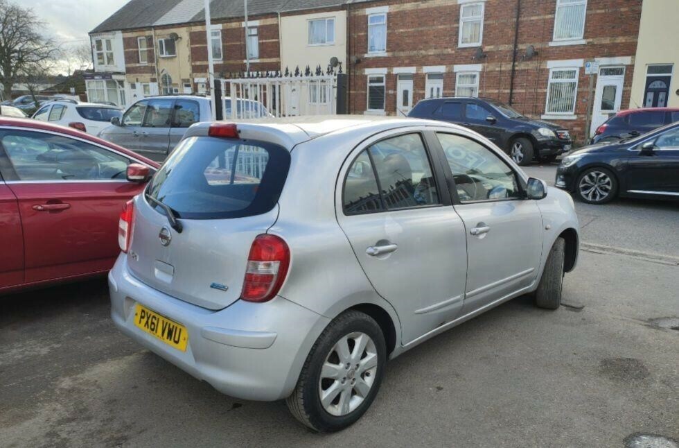 Nissan Micra 1.2 12V Acenta Euro 5 PX61VWU Silver #6
