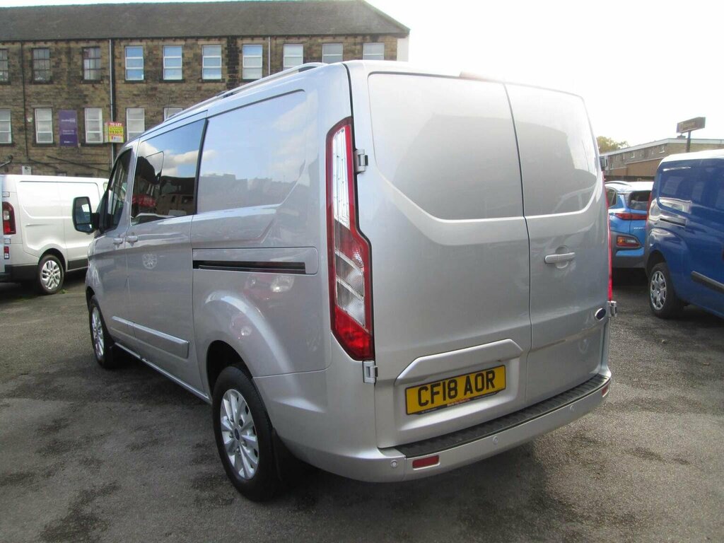 Ford Transit Custom 2.0 320 Ecoblue Limited Crew Van L1 H1 Euro 6 CF18AOR Silver #5