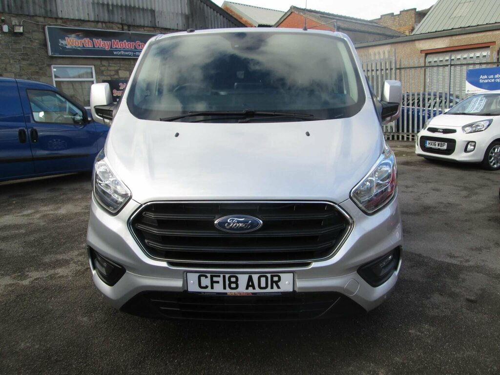 Ford Transit Custom 2.0 320 Ecoblue Limited Crew Van L1 H1 Euro 6 CF18AOR Silver #3