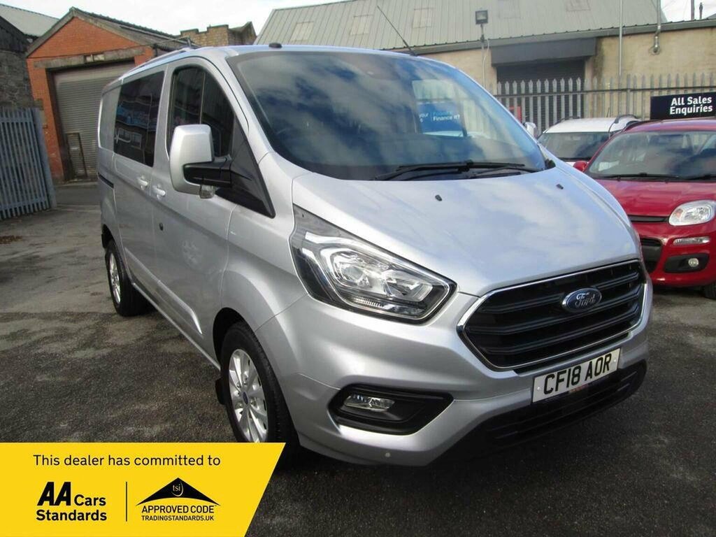 Ford Transit Custom 2.0 320 Ecoblue Limited Crew Van L1 H1 Euro 6 Silver