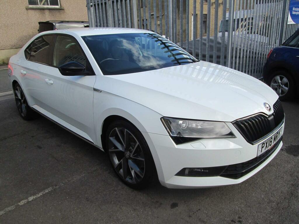 Skoda Superb 1.4 Tsi Act Sportline Euro 6 Ss White #2