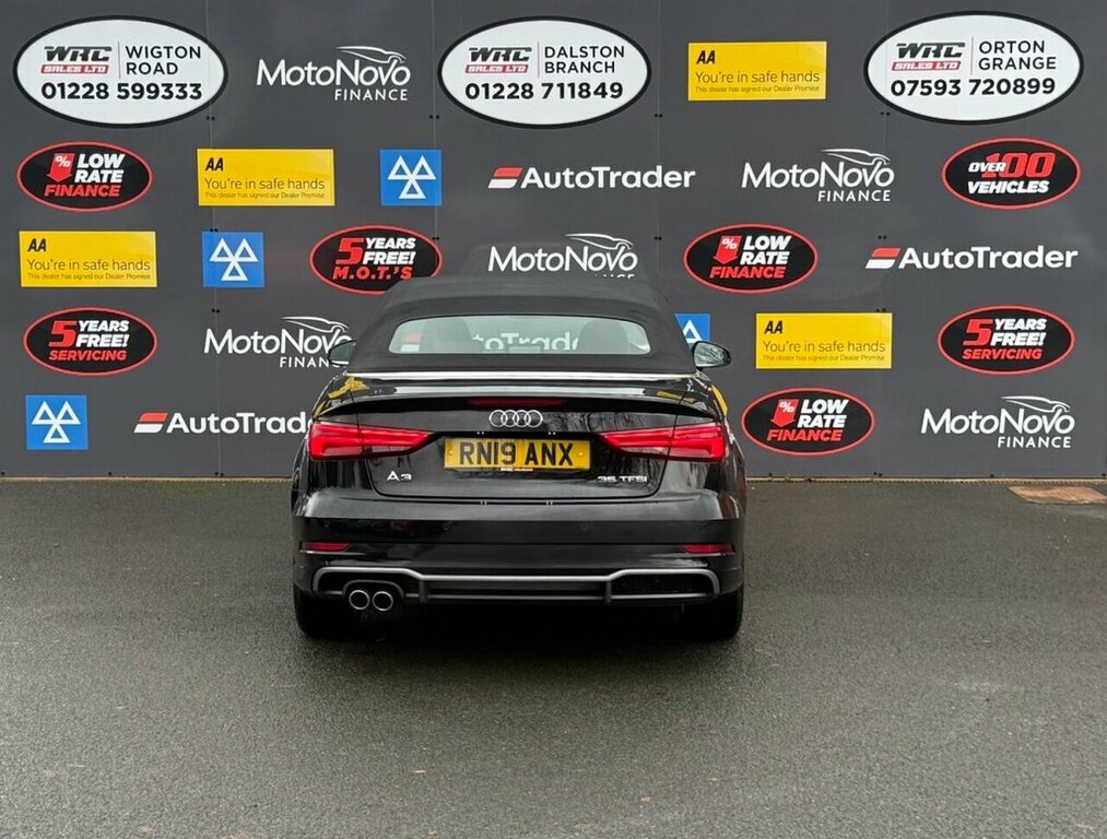 Audi A3 Cabriolet 1.5L S Line Black #3