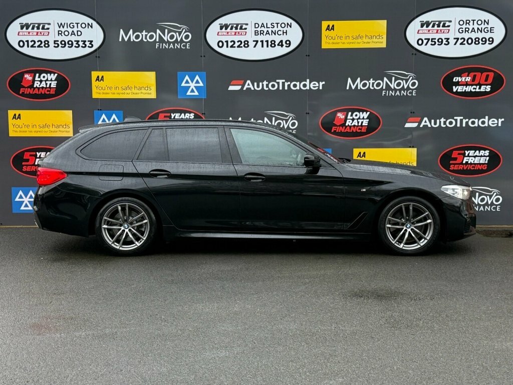 BMW 5 Series 2L M Sport YK19JBC Black #5
