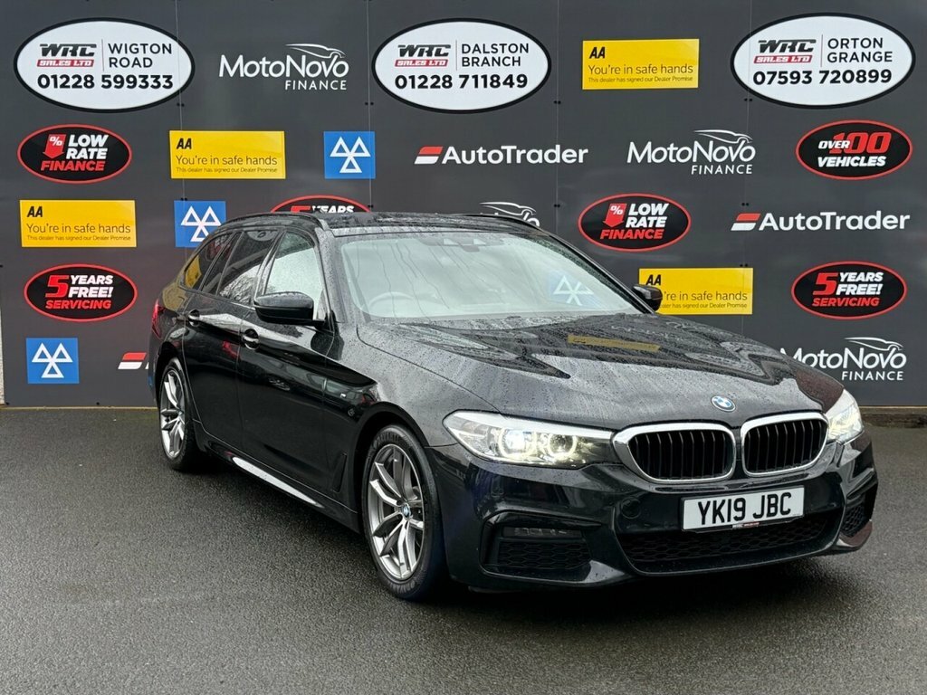 BMW 5 Series 2L M Sport YK19JBC Black #4