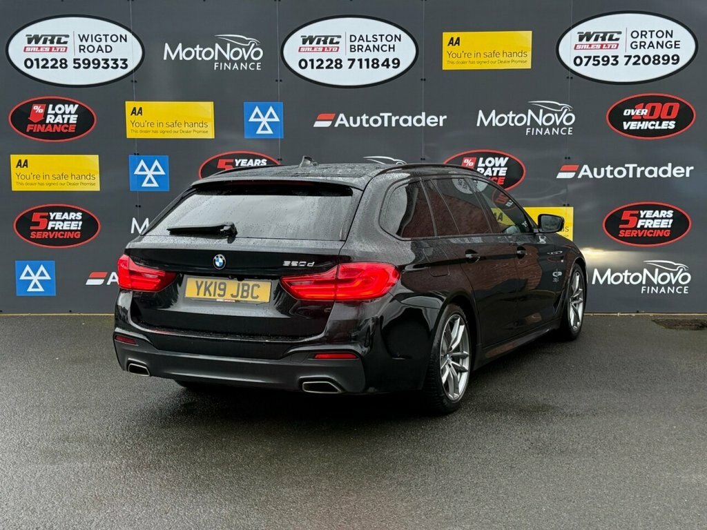 BMW 5 Series 2L M Sport YK19JBC Black #6