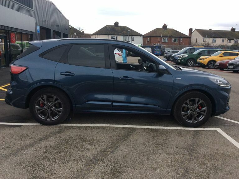 Ford Kuga St-line 2.0Tdci Mhev Sat Nav Front And Rea BD70LRE Blue #3