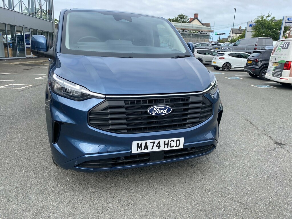 Ford Transit Custom 2.0 Ecoblue 136Ps H1 Double Cab Van Limited MA74HCD Blue #2