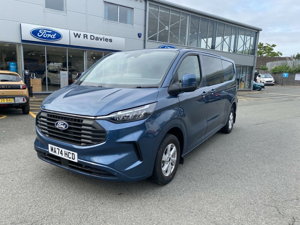 Ford Transit Custom 2.0 Ecoblue 136Ps H1 Double Cab Van Limited MA74HCD Blue #3