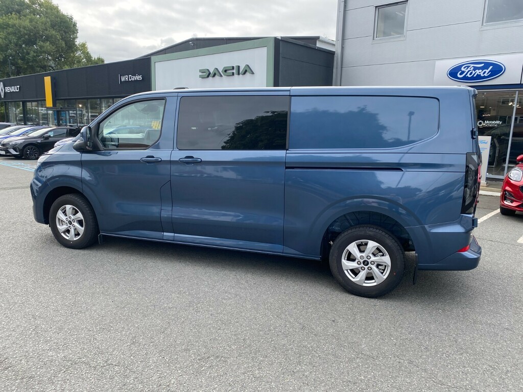 Ford Transit Custom 2.0 Ecoblue 136Ps H1 Double Cab Van Limited MA74HCD Blue #5