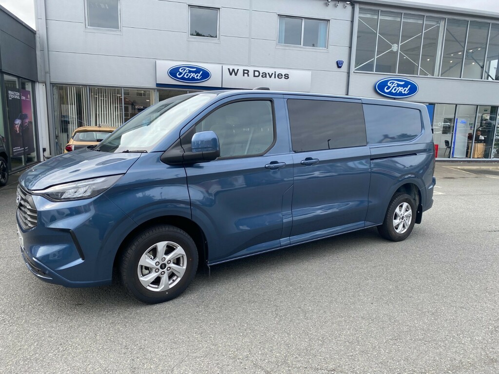 Ford Transit Custom 2.0 Ecoblue 136Ps H1 Double Cab Van Limited MA74HCD Blue #4