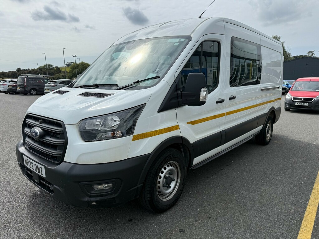 Ford Transit Custom 2.0D Ecoblue 130Ps H2 Leader Crew Van 9 Seats WP22OWZ White #3