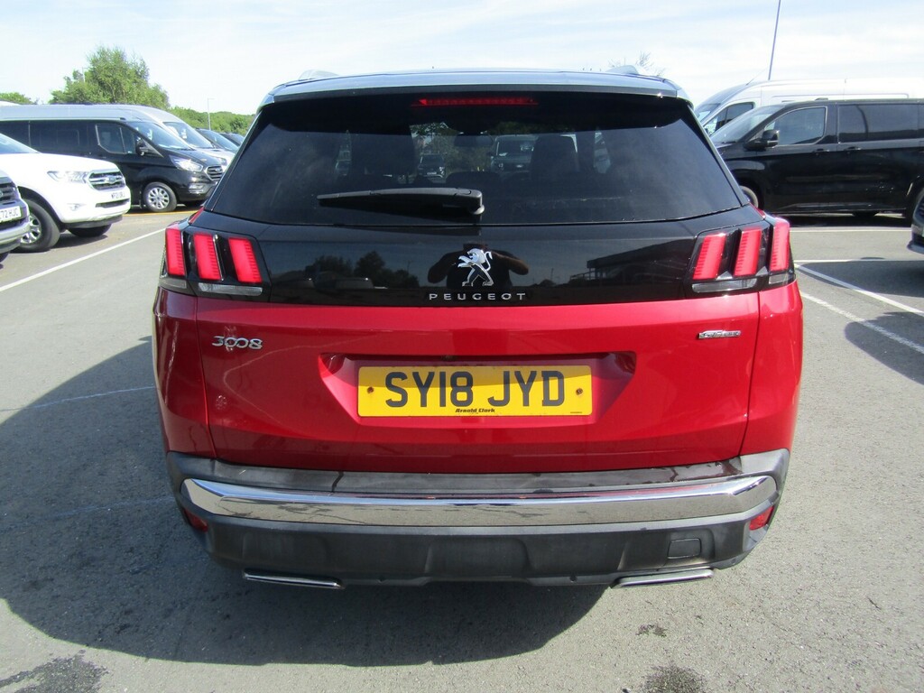 Peugeot 3008 1.6 Bluehdi 120 Gt Line Eat6 Red #4