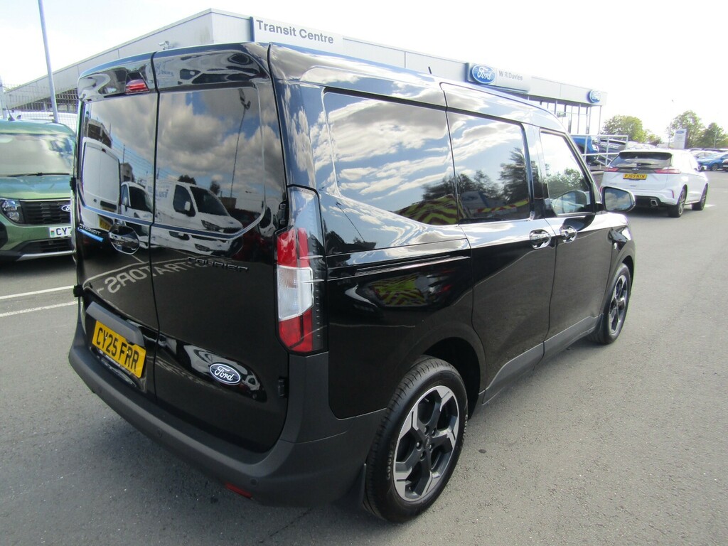 Ford Transit Courier 100Kw 43Kwh Limited Van - Our Demonstrator Fu CY25FRR Black #3