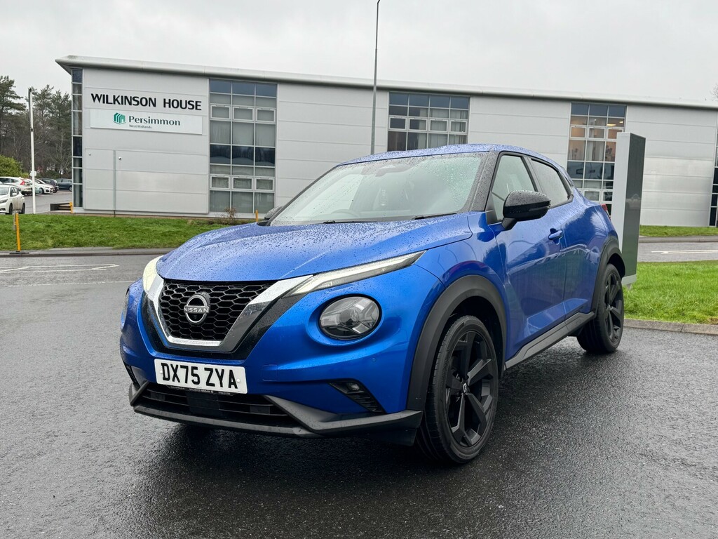 Nissan Juke 1.0 Dig-t Tekna DX75ZYA Blue #4