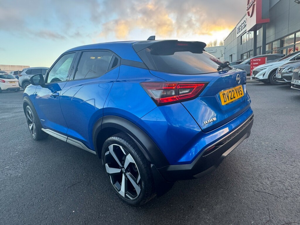 Nissan Juke 1.6 Hybrid Tekna DV22YVS Blue #6