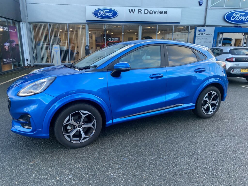 Ford Puma 1.0 Ecoboost Hybrid Mhev St-line Dct BJ74NVA Blue #4