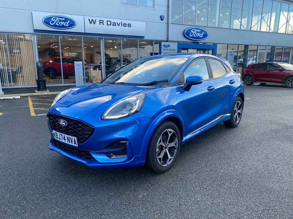Ford Puma 1.0 Ecoboost Hybrid Mhev St-line Dct BJ74NVA Blue #3