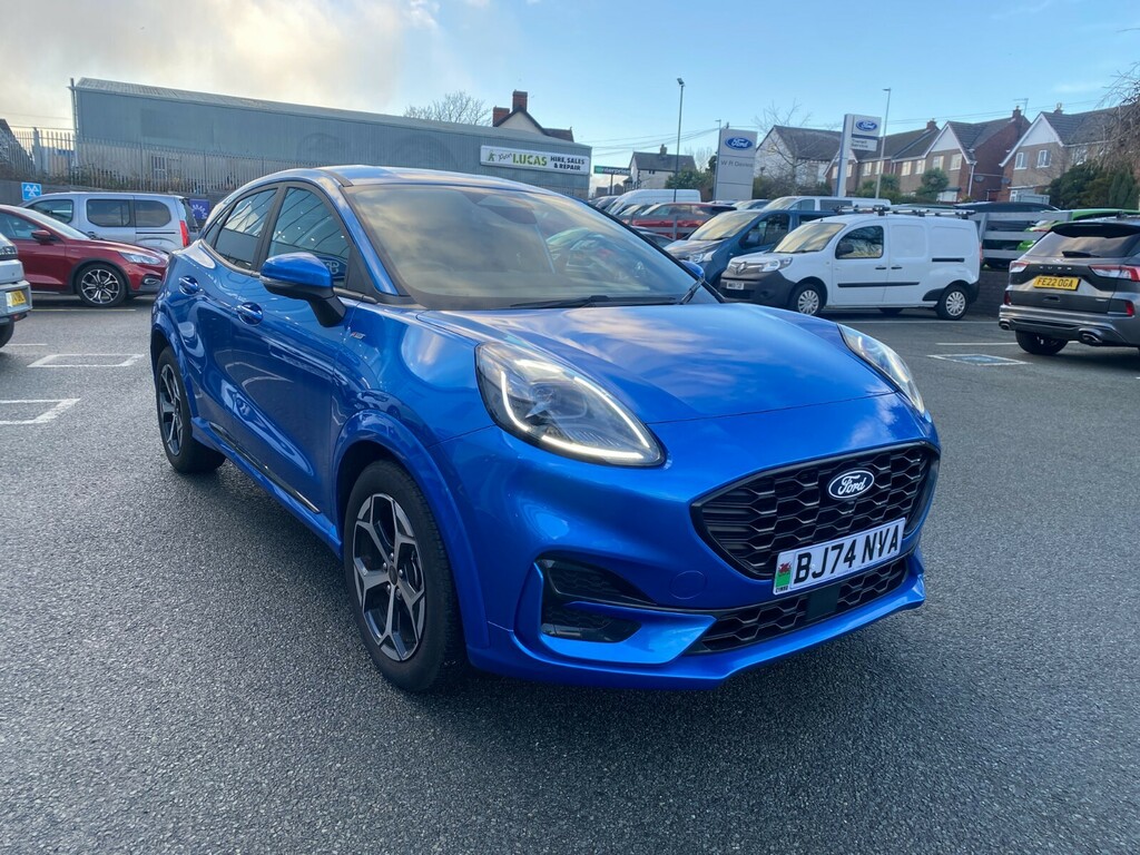 Ford Puma 1.0 Ecoboost Hybrid Mhev St-line Dct Blue