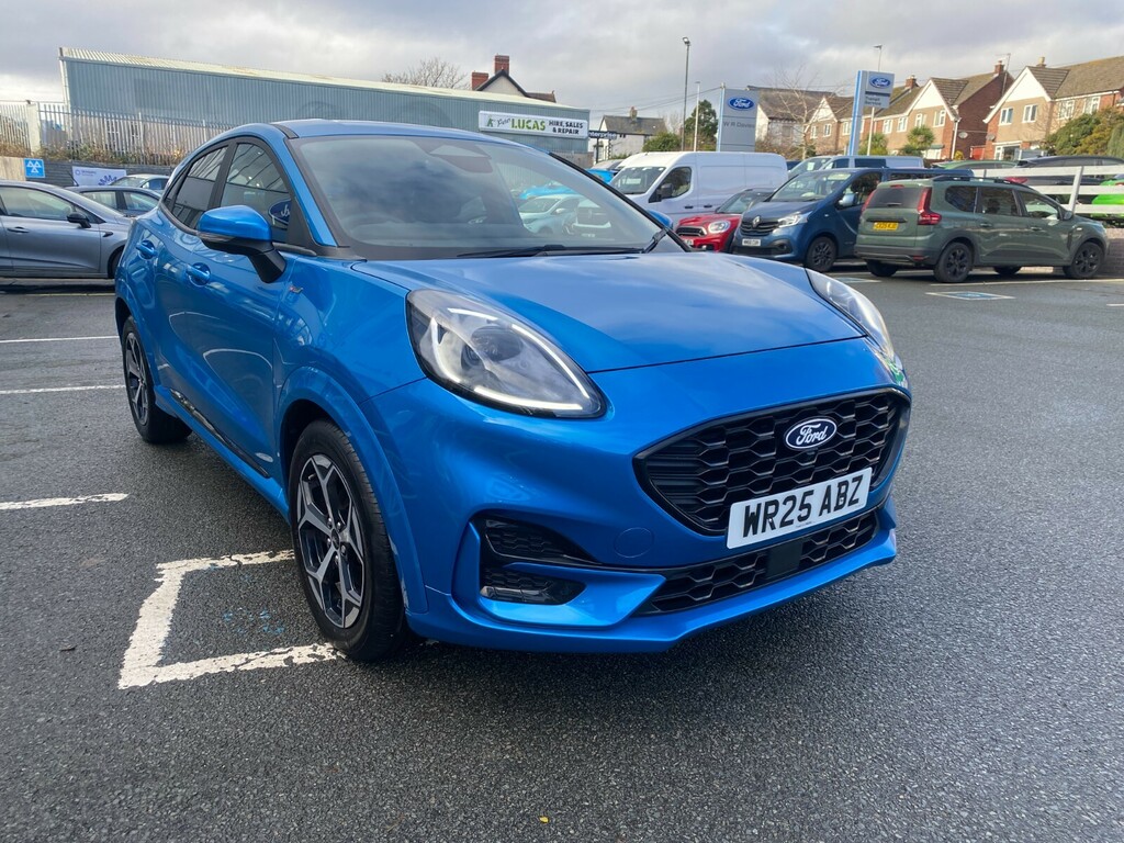 Ford Puma 1.0 Ecoboost Hybrid Mhev St-line Dct Blue