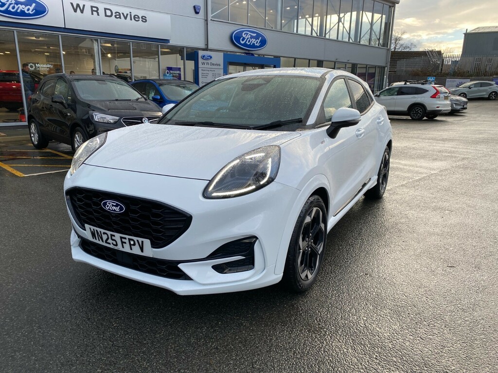 Ford Puma 1.0 Ecoboost Hybrid Mhev 155 St-line X Dct WN25FPV White #3