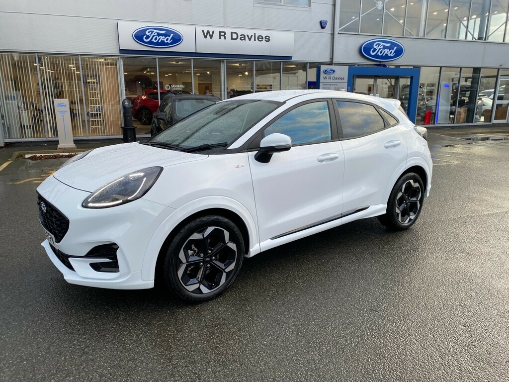 Ford Puma 1.0 Ecoboost Hybrid Mhev 155 St-line X Dct WN25FPV White #4