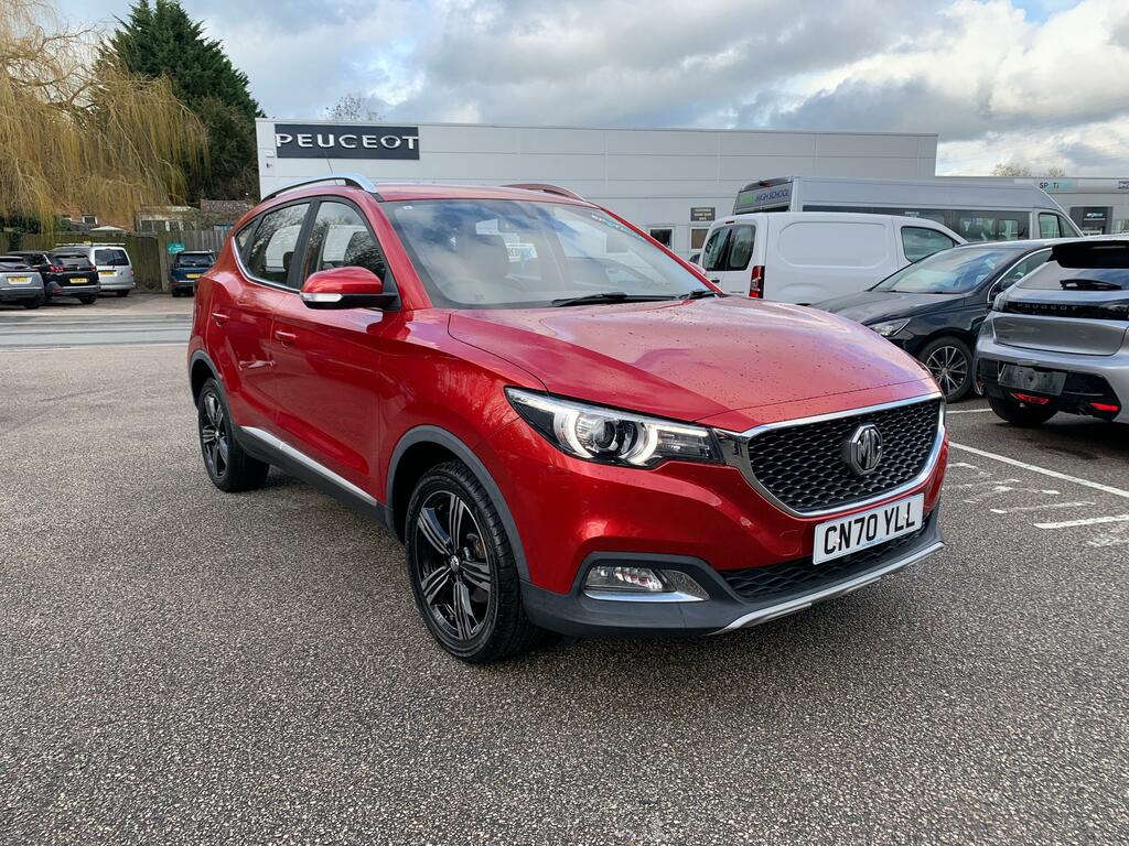MG ZS Petrol Red