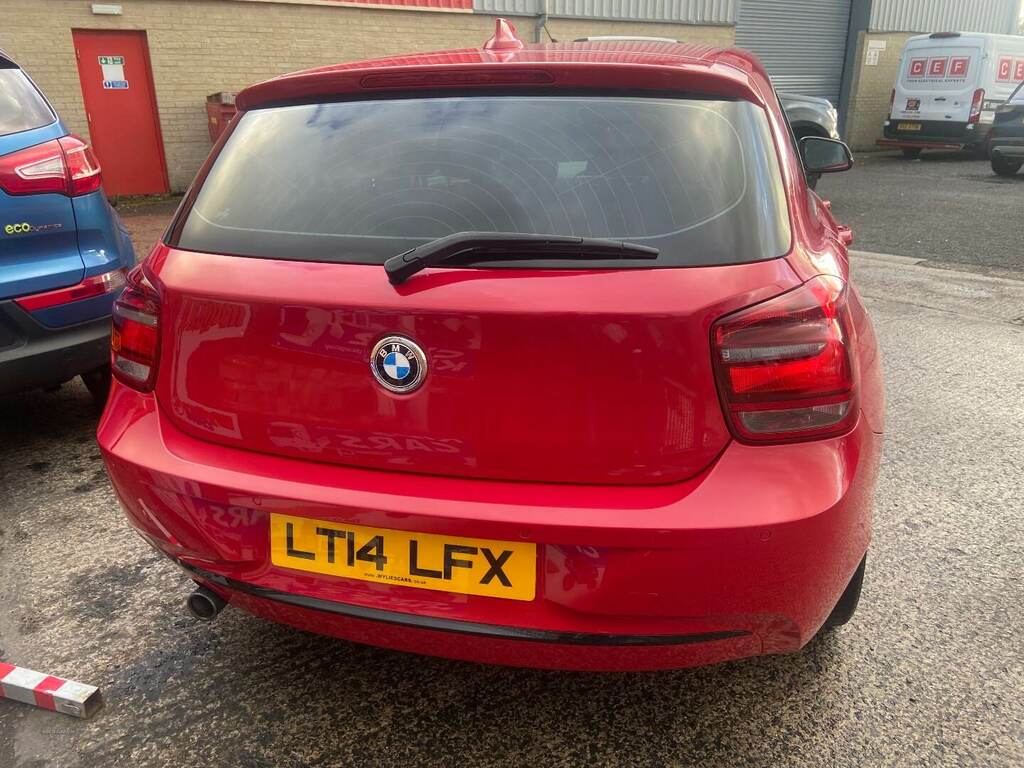 BMW 1 Series 120D Xdrive Sport LT14LFX Red #4