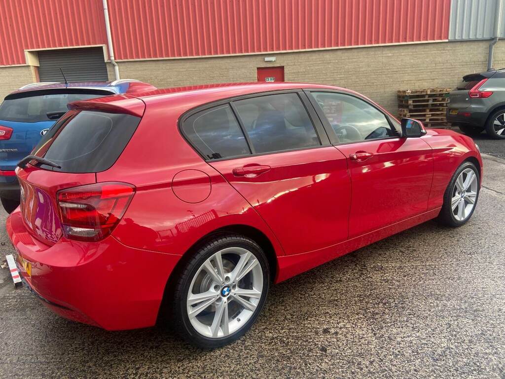 BMW 1 Series 120D Xdrive Sport LT14LFX Red #5