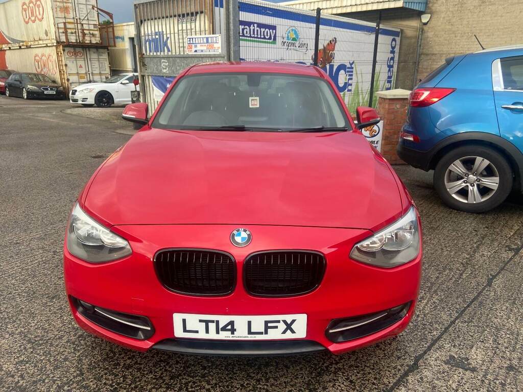 BMW 1 Series 120D Xdrive Sport LT14LFX Red #2