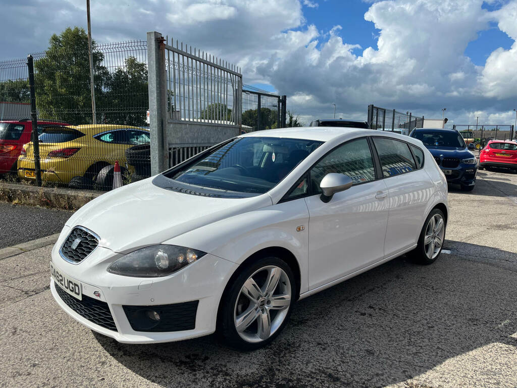 Seat Leon 2.0 Tdi Cr Fr DA62UGD White #3