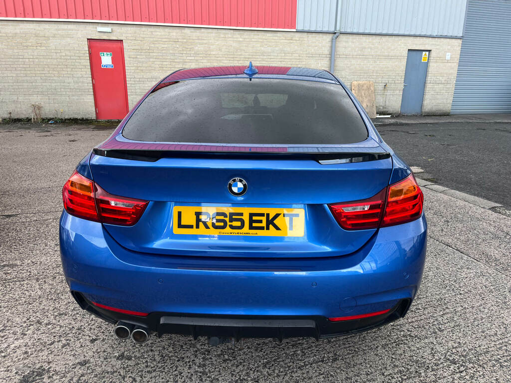 BMW 4 Series 420D 190 M Sport Professional Media LR65EKT Blue #4