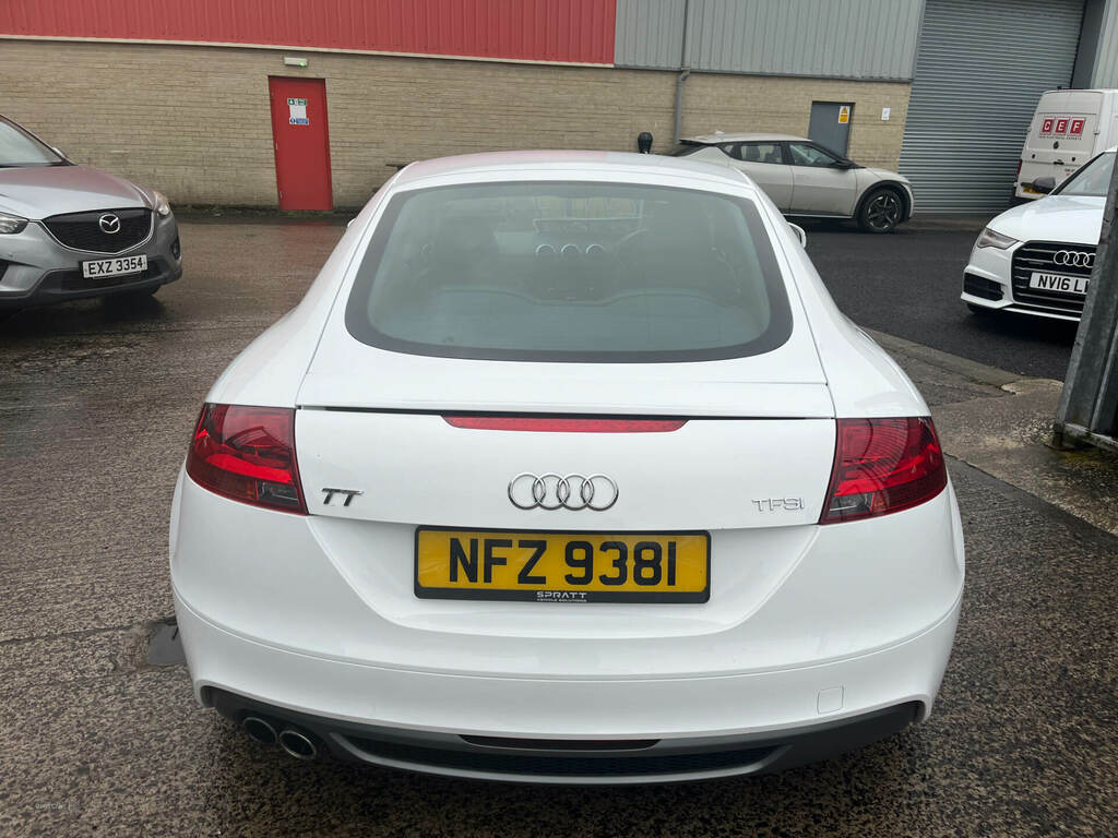 Audi TT 1.8T Fsi S Line S Tronic NFZ9381 White #4