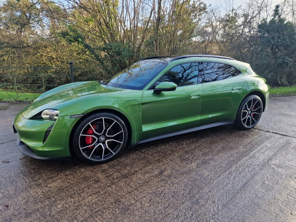 Porsche Taycan Estate LN22XEB Green #6