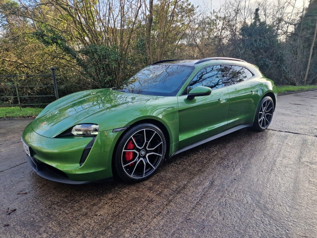 Porsche Taycan Estate LN22XEB Green #5