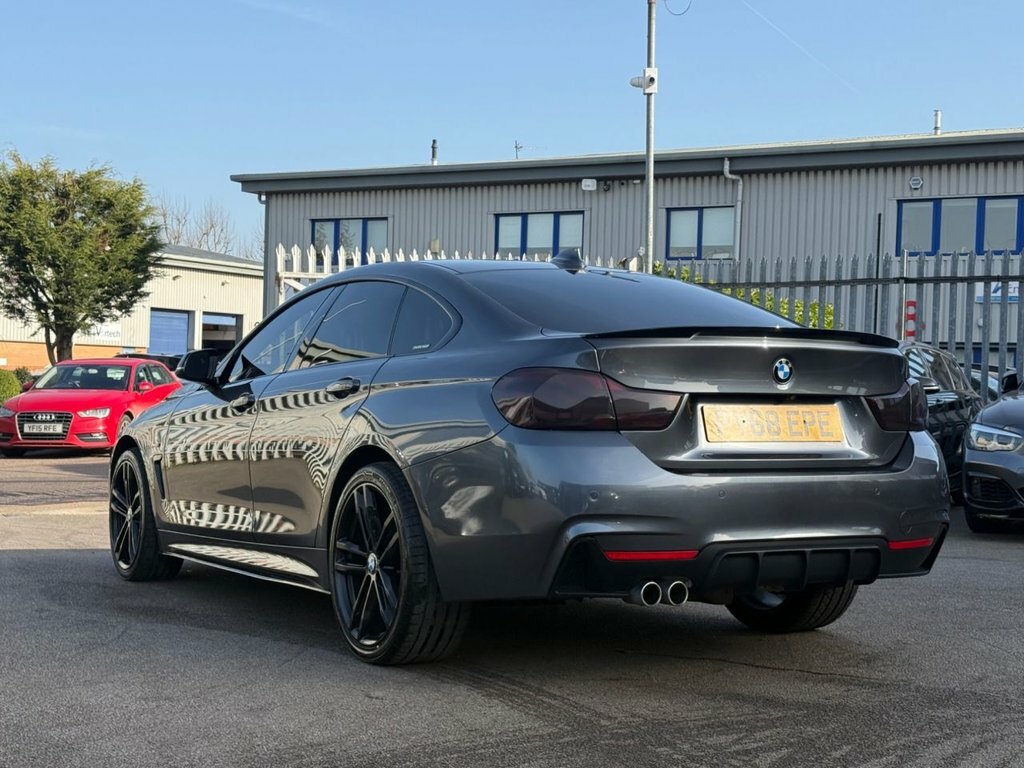 BMW 4 Series Gran Coupe 3L M Sport PY68EPE Grey #3