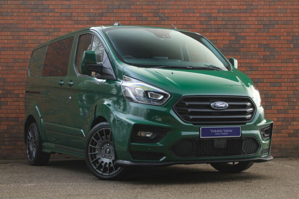 Ford Transit Custom 2.0 320 Ecoblue Ms-rt Crew Van Double Cab Dies Green