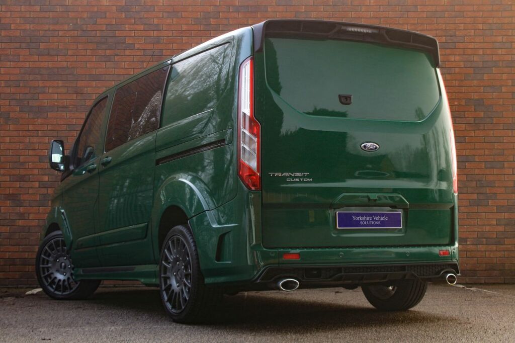 Ford Transit Custom 2.0 320 Ecoblue Ms-rt Crew Van Double Cab Dies YJ72UOO Green #3