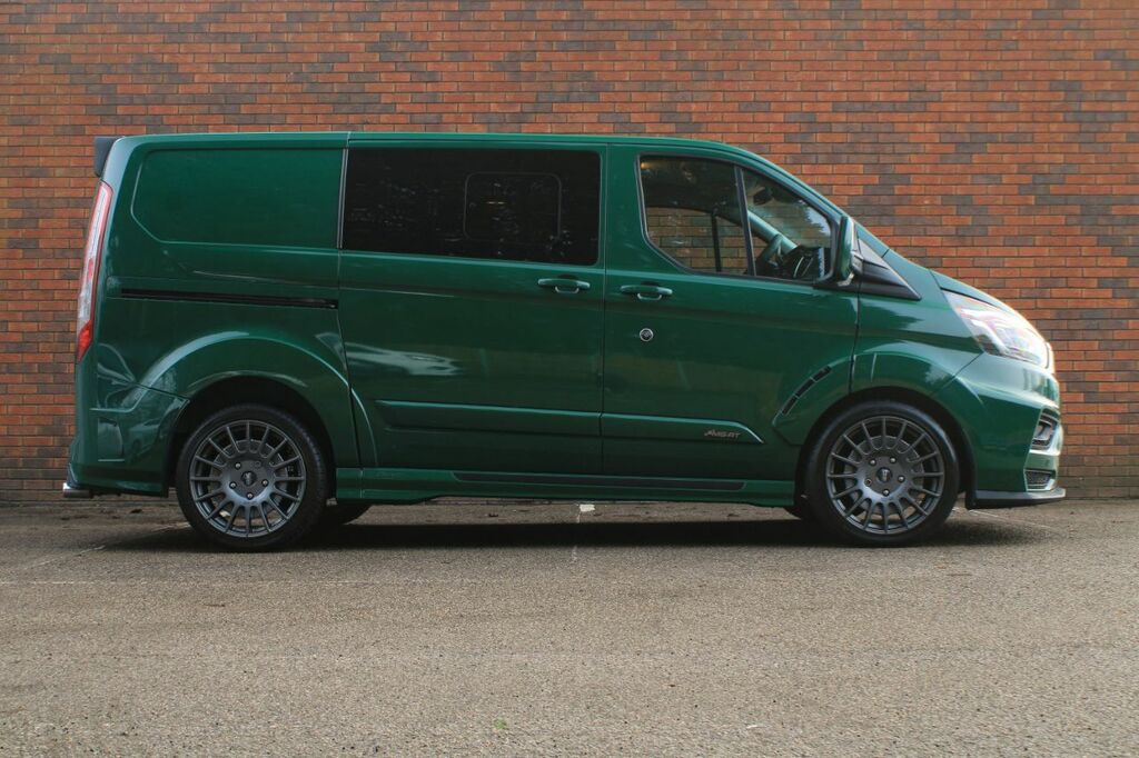Ford Transit Custom 2.0 320 Ecoblue Ms-rt Crew Van Double Cab Dies YJ72UOO Green #2
