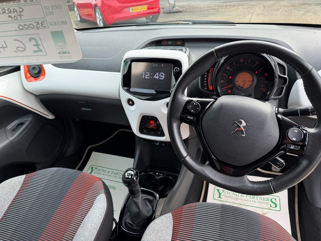 Peugeot 108 1.2 Puretech Roland Garros RX66OCR White #6