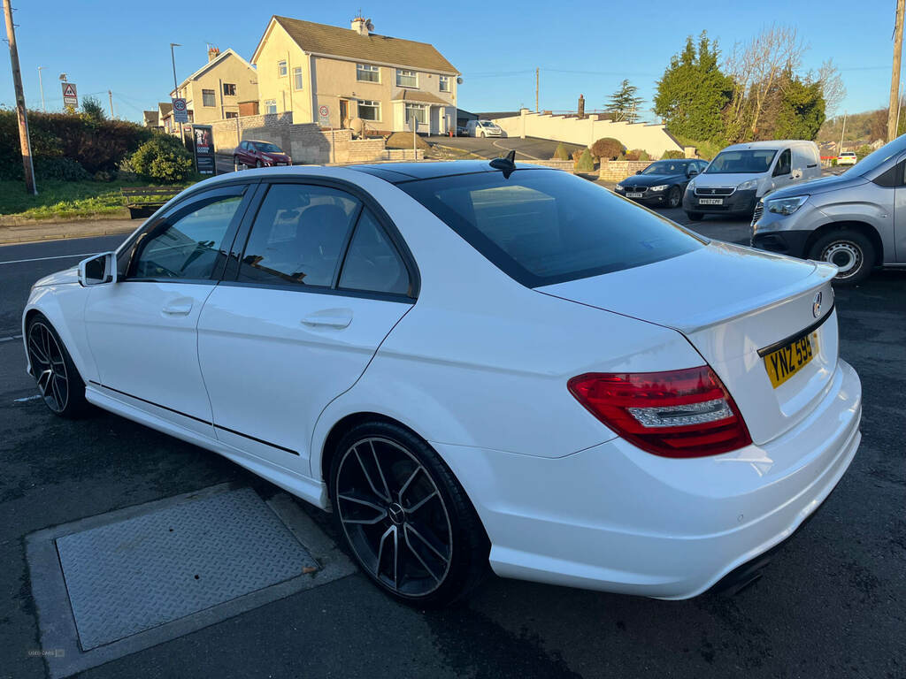 Mercedes-Benz C Class C220 Cdi Blueefficiency Amg Sport Plus YNZ5954 White #4
