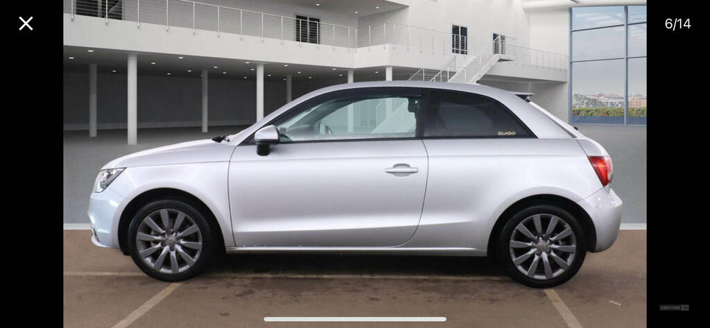 Audi A1 1.6 Tdi Sport GJ12VCX Silver #6