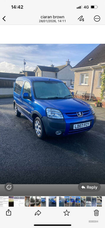 Peugeot Partner 1.6 Hdi Escapade Grey #2