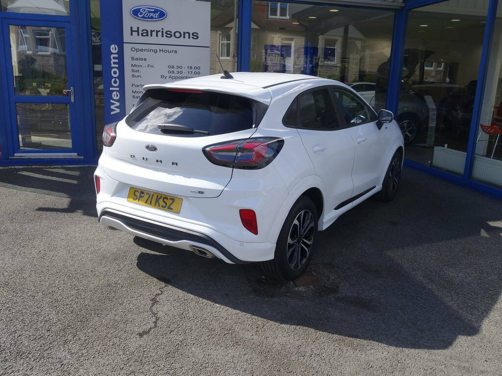 Ford Puma 1.0T Ecoboost Mhev St-line 125Ps SP71KSZ White #3
