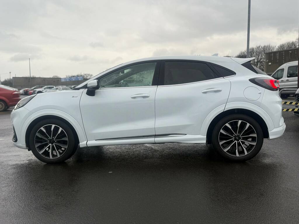 Ford Puma 1.0T Ecoboost Mhev St-line Vignale Suv SO22WYC White #3