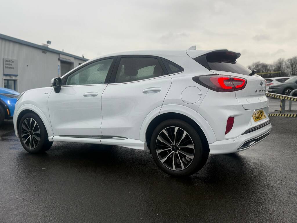 Ford Puma 1.0T Ecoboost Mhev St-line Vignale Suv SO22WYC White #4